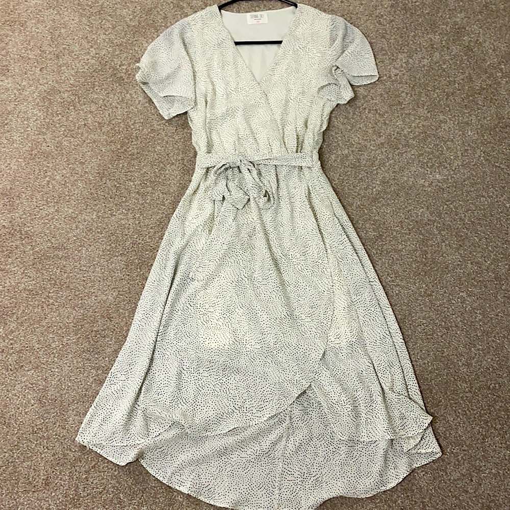 Cute faux cross body dress